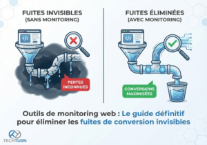 Outils de monitoring web Le guide définitif pour éliminer les fuites de conversion invisibles
